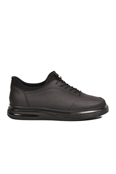 Voyager Black Matte Nubuck Memory Foam Men's Casual Shoes Sneaker 6630-1 m