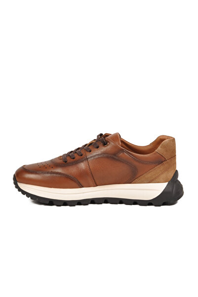 Voyager Taba Memory Sole Premium Casual Shoes Genuine Leather Men's Daily Sne...