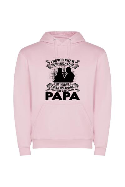 iLovePrints Infinite Parental Love Φούτερ με κουκούλα σε χρώμα Ροζ