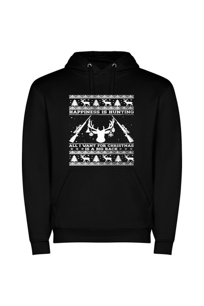 iLovePrints Deer, Rifle, Joy: A Rudolph-Inspired Christmas! Φούτερ με κουκούλ...