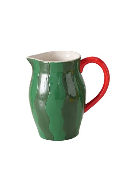 Boltze Carafa din porțelan verde/roșu 1200 ml Melone