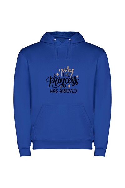 iLovePrints Royalty's Happy Arrival Φούτερ με κουκούλα σε χρώμα Μπλε