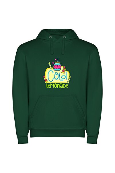 iLovePrints Delicious Frozen Delights Φούτερ με κουκούλα σε χρώμα Πράσινο