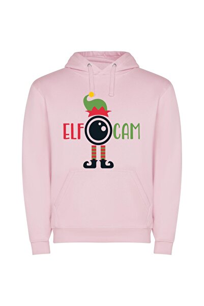 iLovePrints Enchanting Elf Adventure Φούτερ με κουκούλα σε χρώμα Ροζ