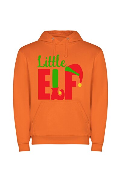 iLovePrints Mystical Little Elf Legacy Φούτερ με κουκούλα σε χρώμα Πορτοκαλί
