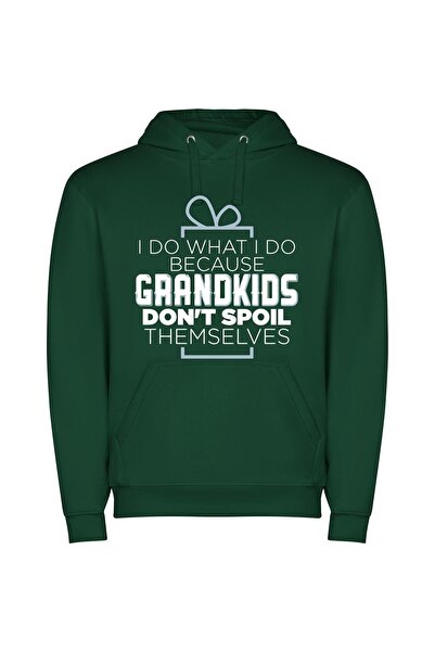 iLovePrints Grand Kids' Gift Box Φούτερ με κουκούλα σε χρώμα Πράσινο