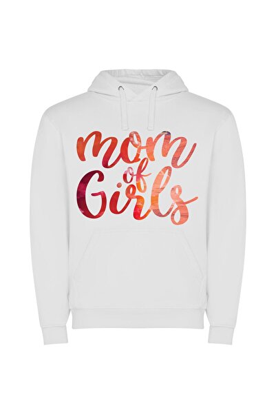 iLovePrints Moms and Their Girls Φούτερ με κουκούλα σε χρώμα Λευκό