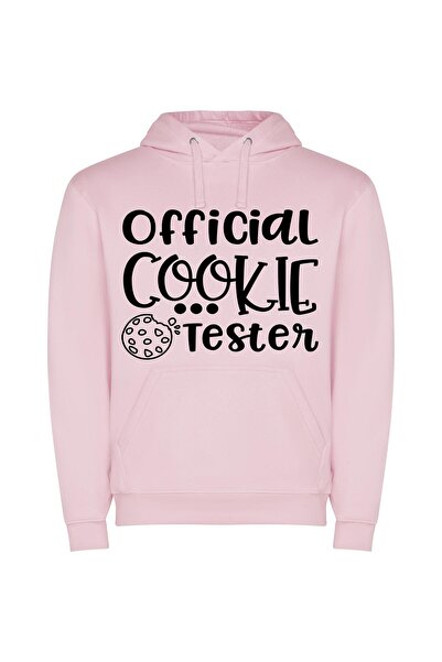 iLovePrints Official Cookie Test Lab Φούτερ με κουκούλα σε χρώμα Ροζ