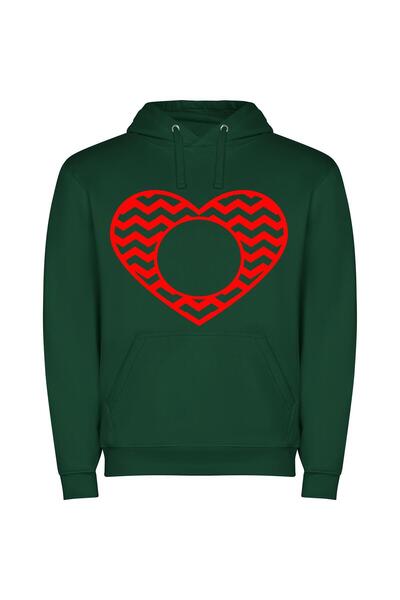 iLovePrints Heartscape: Adobe Illustrator Elegance Φούτερ με κουκούλα σε χρώμ...