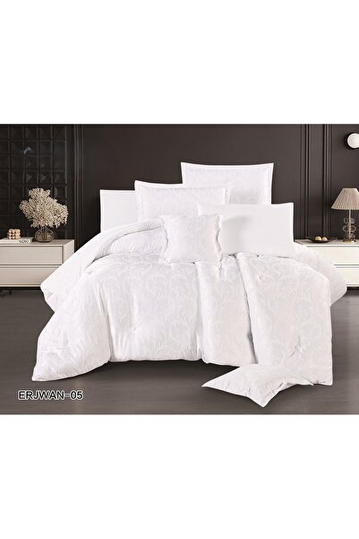 Red Rose Purple Arjuno Jacquard Royal Microfiber 5 Piece Set Duvet Cover Size...