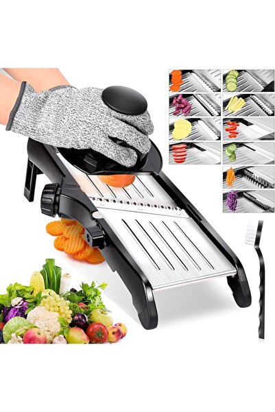 Zvonema ZNM Mandoline Food Slicer - Adjustable Mandoline Slicer for Kitchen, ...