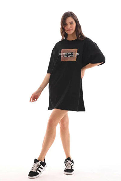 Wear Up Unisex T-Shirt Oversize με Μπλουζάκι Ποδηλασίας - Μαύρο