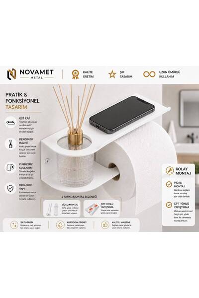 NOVAMET LÜX TUVALET KAĞIT ASKISI