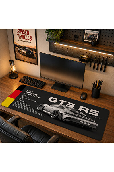 RUGRUMBA FLG1009 40x90cm Gaming Player XL Mousepad cu margini cusute, dimensi...