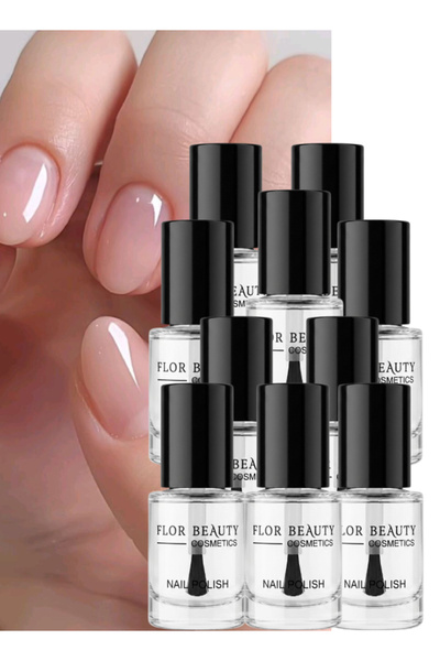 flor beauty 10 Pieces Cosmetics Nail Polish