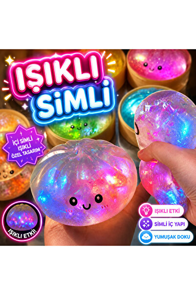 BLACK DİAMOND PLUSH TOY ✨ Işıklı Simli Çin Mantısı Squishy | 🎁 Labubu Kaleml...
