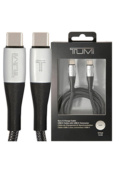 TUMI Cablu USB-C pentru Macbook iPhone 12 13 14 15 1.5M Încărcare rapidă