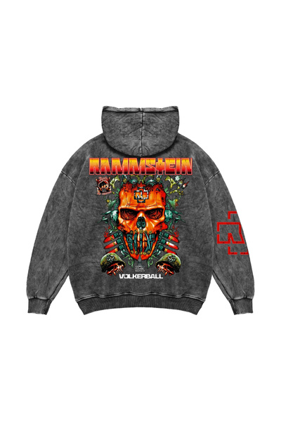 Sekizbiraltı Rammstein Völkerball majica sa kapuljačom, široka unisex modela,...