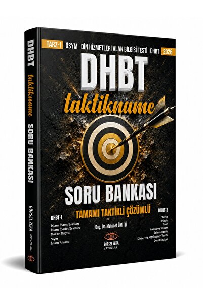 GÖRSEL ZEKA YAYINLARI 2026 YEDİBEYZA DHBT taktikname SORU BANKASI Taktikli Çö...