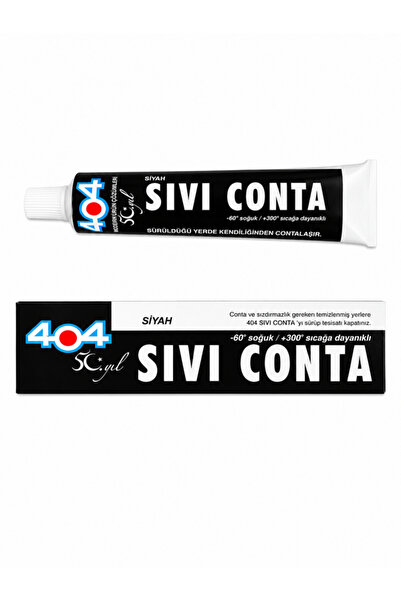 404 Sıvı Conta Siyah 80 gr