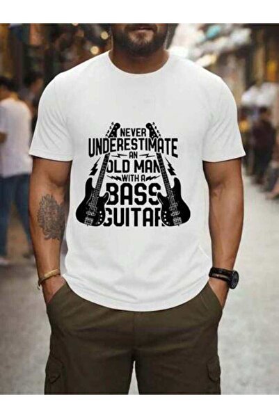 135 Men'S Casual T-Shirt With BASS Print, Featuring Round Neck, Short Sleeves...
