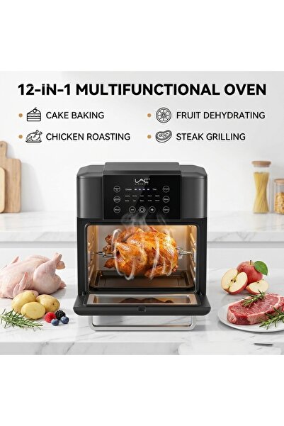Generic Brand 12-in-1 Digital Air Fryer Toaster Oven, LAICHY Countertop Air C...