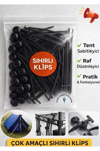 Genel Markalar SİHİRLİ KLİPS TAMİR KLİPSİ YENİ NESİL CIRT KELEPÇE (100 adet)