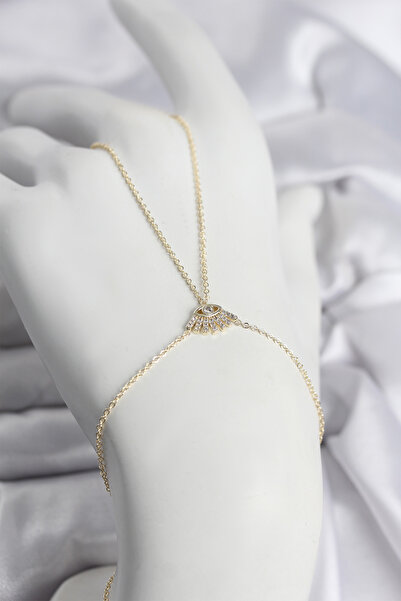 Epilons Brass Gold Color Eye Model Women's Şahmeran
