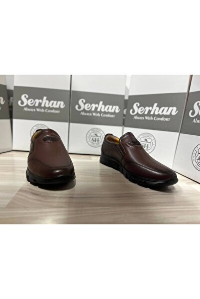 Serhan Ayakkabı Serhan 434-L Genuine Leather Casual Comfortable Men's Shoes