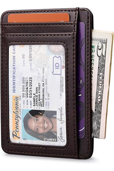 Buffway Mens RFID Blocking Slim Bifold Wallet Minimalist Leather Small Wallet...