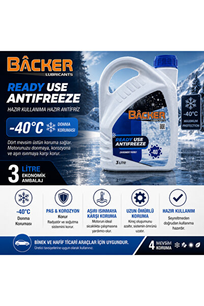 Backer -40 HAZIR ANTİFİRİZ