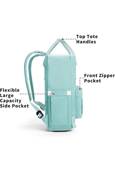 KALIDI Unisex Lightweight Backpack School Bag Water-resistant Casual Rucksack...