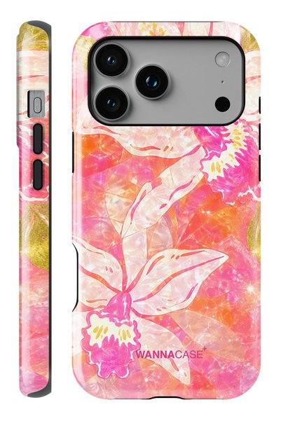 WANNACASE (Magsafe) iPhone 17 Pro Orchid Glow Dual Layer Essential Tough Phon...