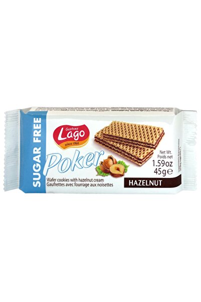 OEM Napolitane cu cremă de alune fără zahăr, 45 g