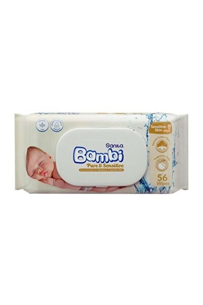 Bambi Wet Wipes Perfect for Sensitive Skin 56 Wipes