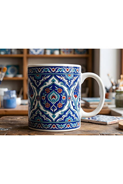 Rana İkra Art كوب بتصميم بلاط الزجاج