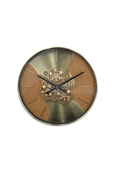 Generic New In Lumet Gear Clock 55 X 8.5 X 55 Cm-Gold