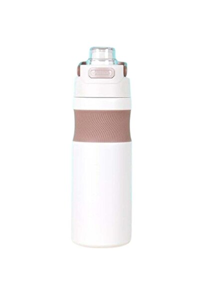 desselan Vacuum Insulated Stainless Steel Sports Aqua Bottle – 580ml (Beige) ...