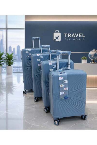 Generic Luggage Sets of 4 Pieces, Carry On Cute Suitcase with Rolling Spinner...