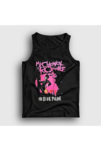 Presmono قميص بدون أكمام أسود للجنسين من Pepe The Black Parade My Chemical Ro...