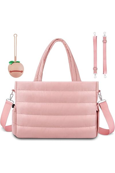 KUBYA Diaper Bag Tote, Baby Diaper Tote Bags Crossbody Hospital Bag Travel La...