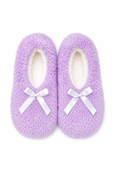 Larabell Hediyelik Women's Plush Home Slippers with Fabric Soles, Soft Furry,...