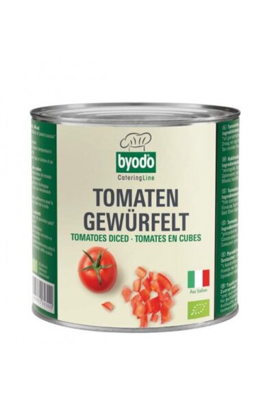 Byodo Piese de roșii decojite bio 2.55 kg