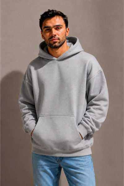 ENB1R MODA Oversize Hoodie Sweatshirt with Kangaroo Pocket Premium Thick Wint...