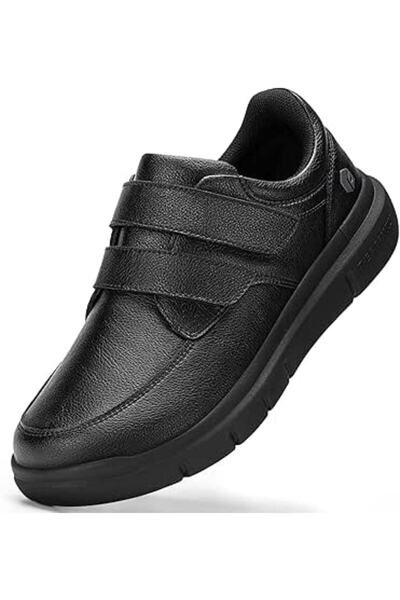 FitVille Leather Business Formal Shoes, Mens Slip on Loafers Comfortable Dres...