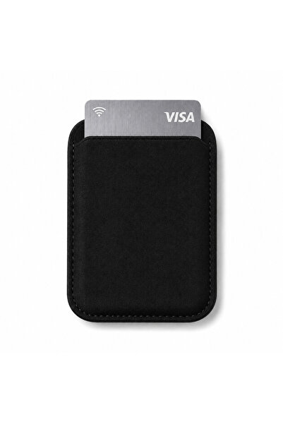 HYPERSOFT Premium Velvet Magnetic Wallet Card Holder Compatible with All Seri...