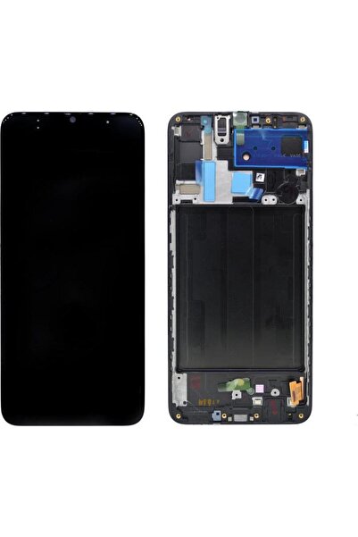 Samsung Γνήσια Οθόνη Με Μηχανισμό Αφής A705 Galaxy A70 Μαύρο GH82-19747A