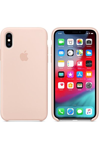Apple Γνήσια Θήκη Silicone Case Pink Sand iPhone XS Max MTFD2ZM/A