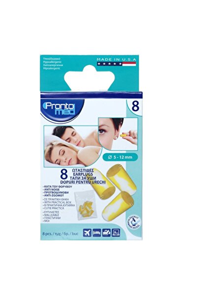 OEM 8 dopuri de urechi din spumă - Protecție anti-zgomot (5-12mm)