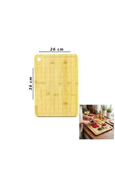 OSKA GLOBAL 26X36X1.8Cm Wooden Bamboo Cutting Board - Cutting Board